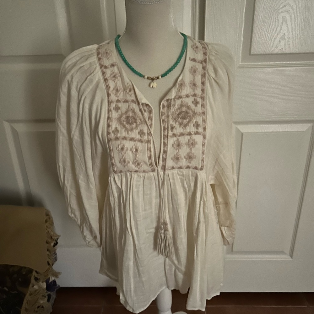 Lucky Brand Boho Top - Picture 2 of 3